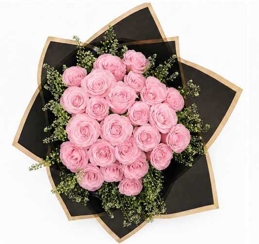 Blush 24 Light Pink Roses Bouquet